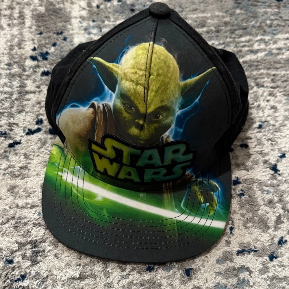 Star Wars Yoda Kids Hat - Green and Black